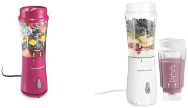 Portable blender with two travel cups