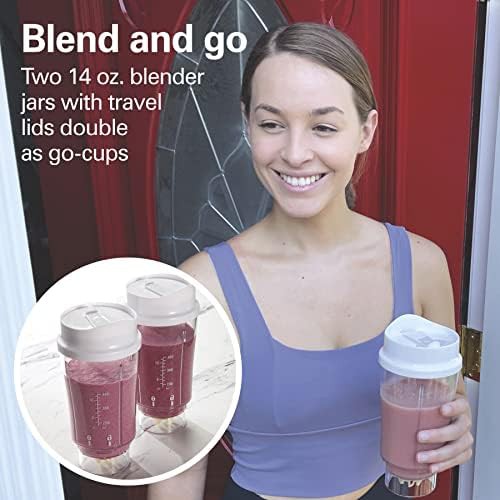 Portable blender with two travel cups — photo 3