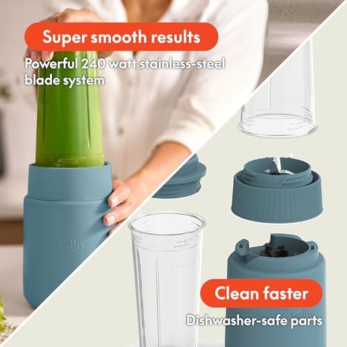 Surf blue rocket personal blender set — photo 4