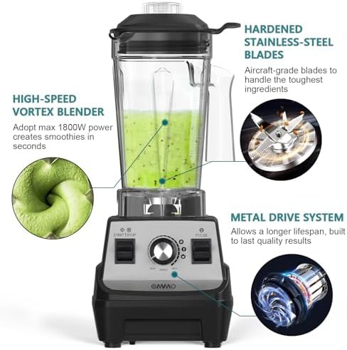 Professional large capacity 1800W blender — photo 4