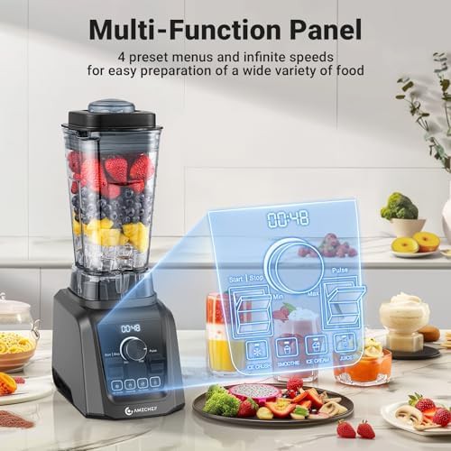 Grey professional blender with 68 oz jar — photo 4