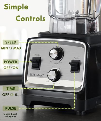 Commercial blender with 68 oz BPA free pitcher — photo 4