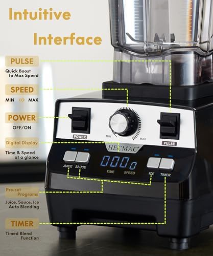 Commercial blender with three preset programs — photo 4