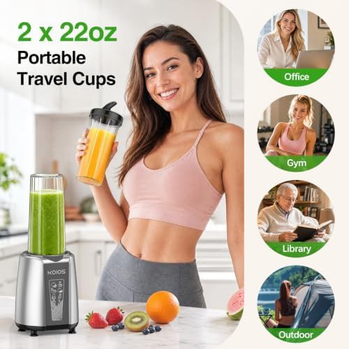 KOIOS smoothie blender with grinder attachment — photo 4