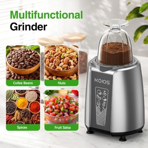 KOIOS smoothie blender with grinder attachment — photo 5