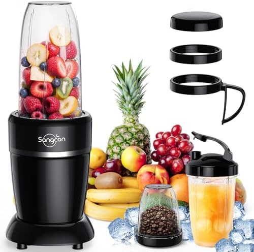 Personal ice crushing smoothie maker