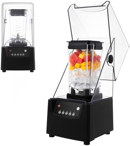 Commercial quiet shield blender with medium jar