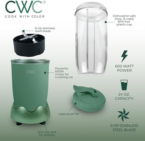 Dark sage personal power blender 24 oz — photo 5
