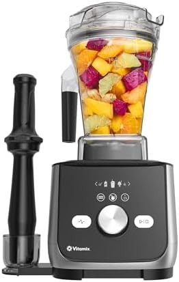 Brushed stainless blender with ten programs