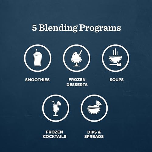 Brushed stainless blender with five programs — photo 4