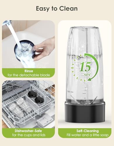 Stainless steel smoothie blender and grinder combo — photo 5