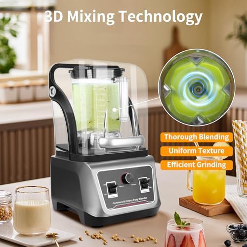 Commercial quiet blender with large 70 oz jar — photo 4