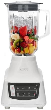 Quiet glass blender with nine speed settings