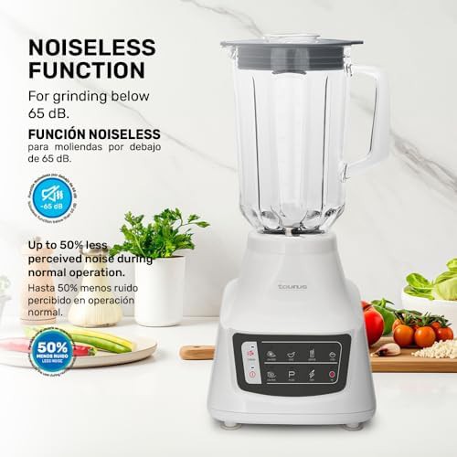 Quiet glass blender with nine speed settings — photo 3