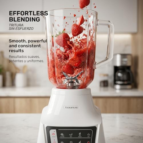 Quiet glass blender with nine speed settings — photo 5