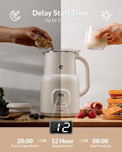 Compact white automatic nut milk maker — photo 3