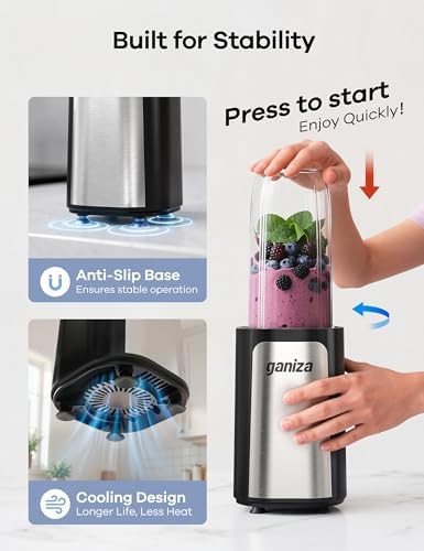 Large Capacity Portable Smoothie Blender Set — photo 3