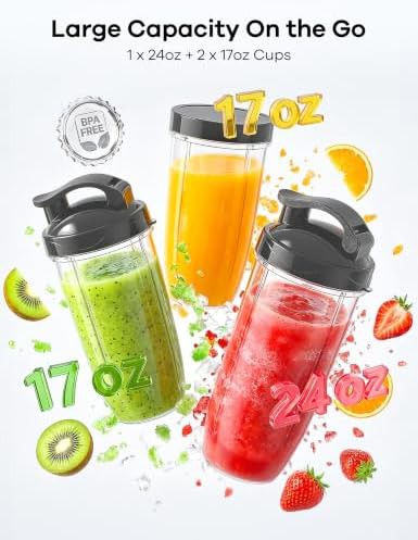 Portable Smoothie Blender with Medium Jar — photo 4