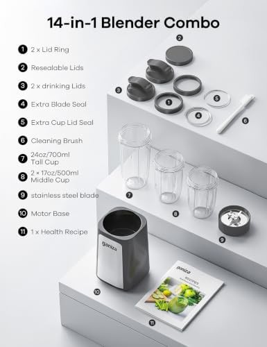 Portable Smoothie Blender with Medium Jar — photo 5