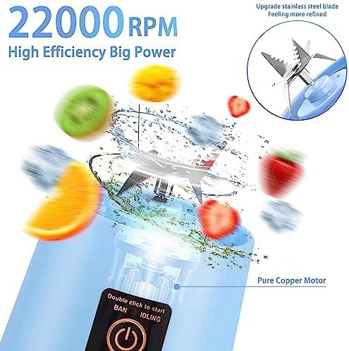 Portable mini rechargeable blender cup 13.5 oz — photo 4