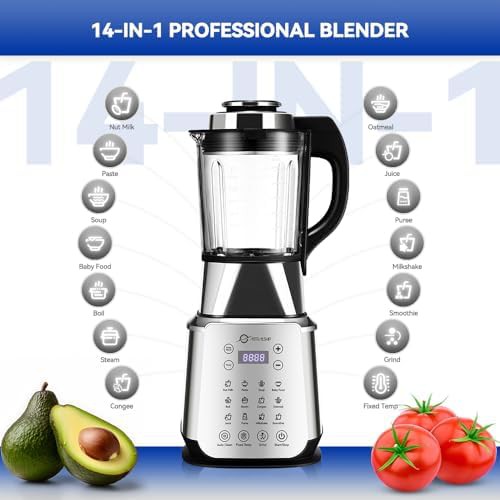 Stainless steel professional glass blender — photo 5