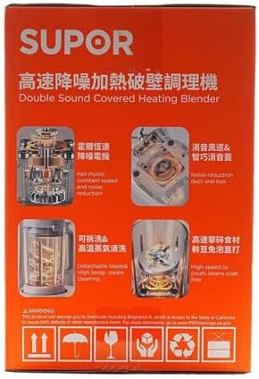 Soundproof cooking blender for nut milk and juice — photo 5