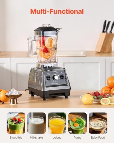 Powerful motor blender for smoothies 61oz — photo 4
