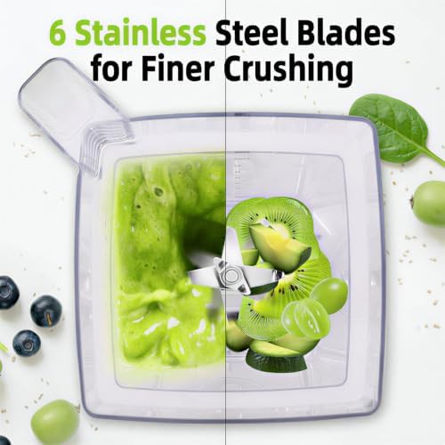 Black 1800W blender for ice crushing — photo 3