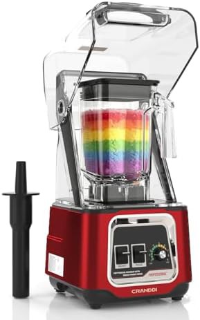 Commercial red blender with 52 oz jar