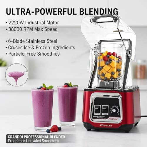 Commercial red blender with 52 oz jar — photo 3