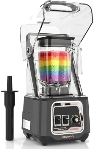 Commercial grey blender with 52 oz jar