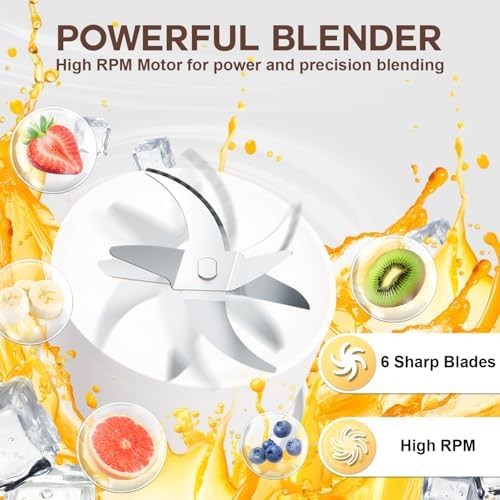 Rechargeable personal blender with insulated cup — photo 3