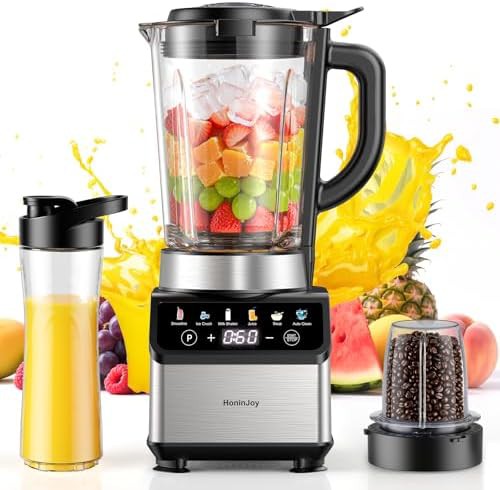 Glass pitcher blender and grinder combo