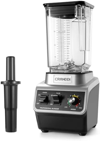 Compact commercial smoothie blender 80 oz