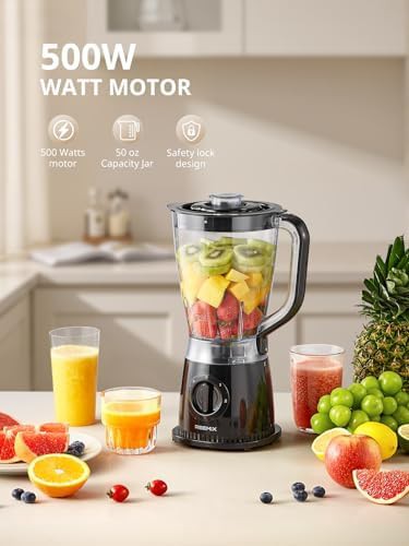 Large pitcher blender with dual safety locks — photo 3