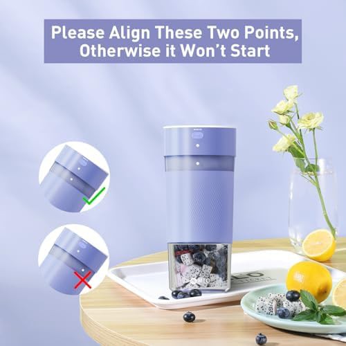 Purple mini cordless smoothie maker 10 oz — photo 5