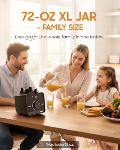 High power 72 oz Tritan jar blender — photo 5