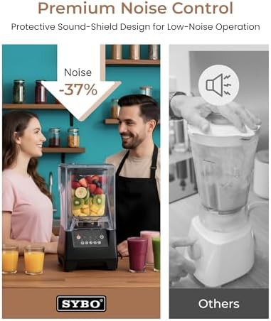 Metallic professional grade blender with quiet shield — photo 5