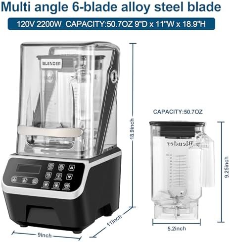 WaterElfo commercial brushless silver grey blender — photo 5