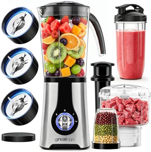 combo smoothie blender and processor
