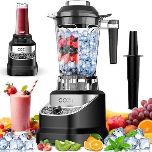 Two thousand watt blender with preset programs