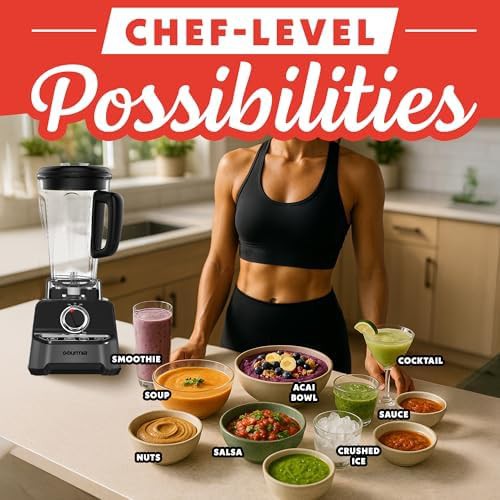 Black commercial blender with high speed motor — photo 3