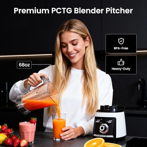 Silver eighteen hundred watt smoothie blender — photo 4