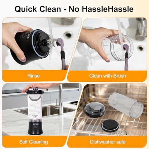 Black dual mode portable blender — photo 5