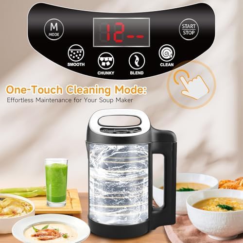 Stainless steel soup maker with chunky settings — photo 4