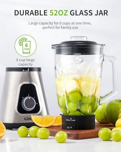 Glass blender with portable smoothie cup — photo 5