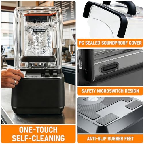 Quiet professional blender with soundproof shield — photo 4