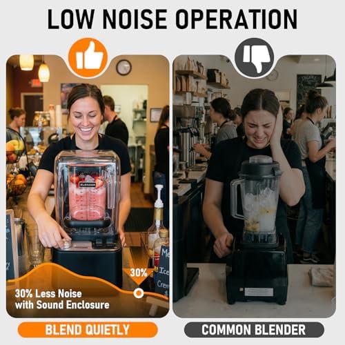 Quiet professional blender with soundproof shield — photo 5