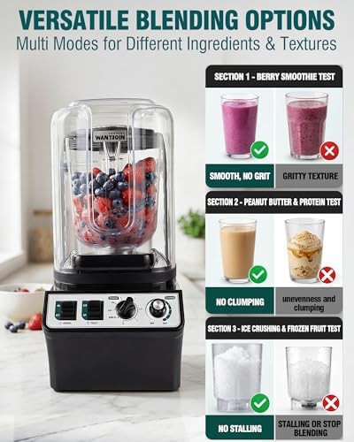 Quiet commercial blender with 80 oz capacity — photo 3