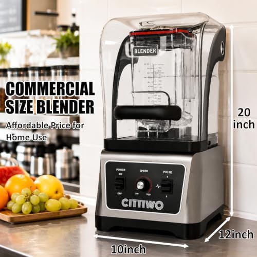 Professional smoothie blender with quiet shield — photo 3